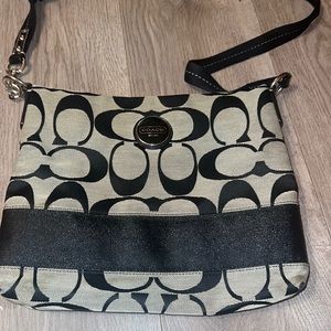 EUC crossbody Coach logo purse